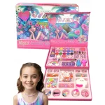 KUFEREK KOSMETYKÓW MAKEUP ZESTAW DO MALOWANIA MAKIJAŻU I PAZNOKCI XXL